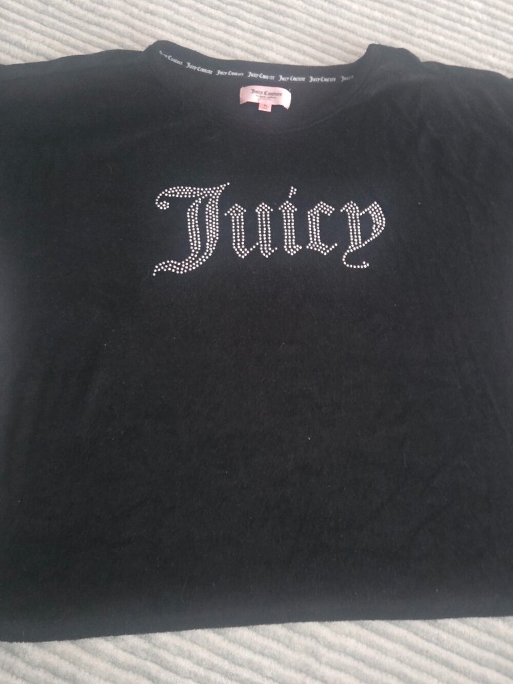 Xlarge Juicy Couture black Velour two-piece lounge\pajama set